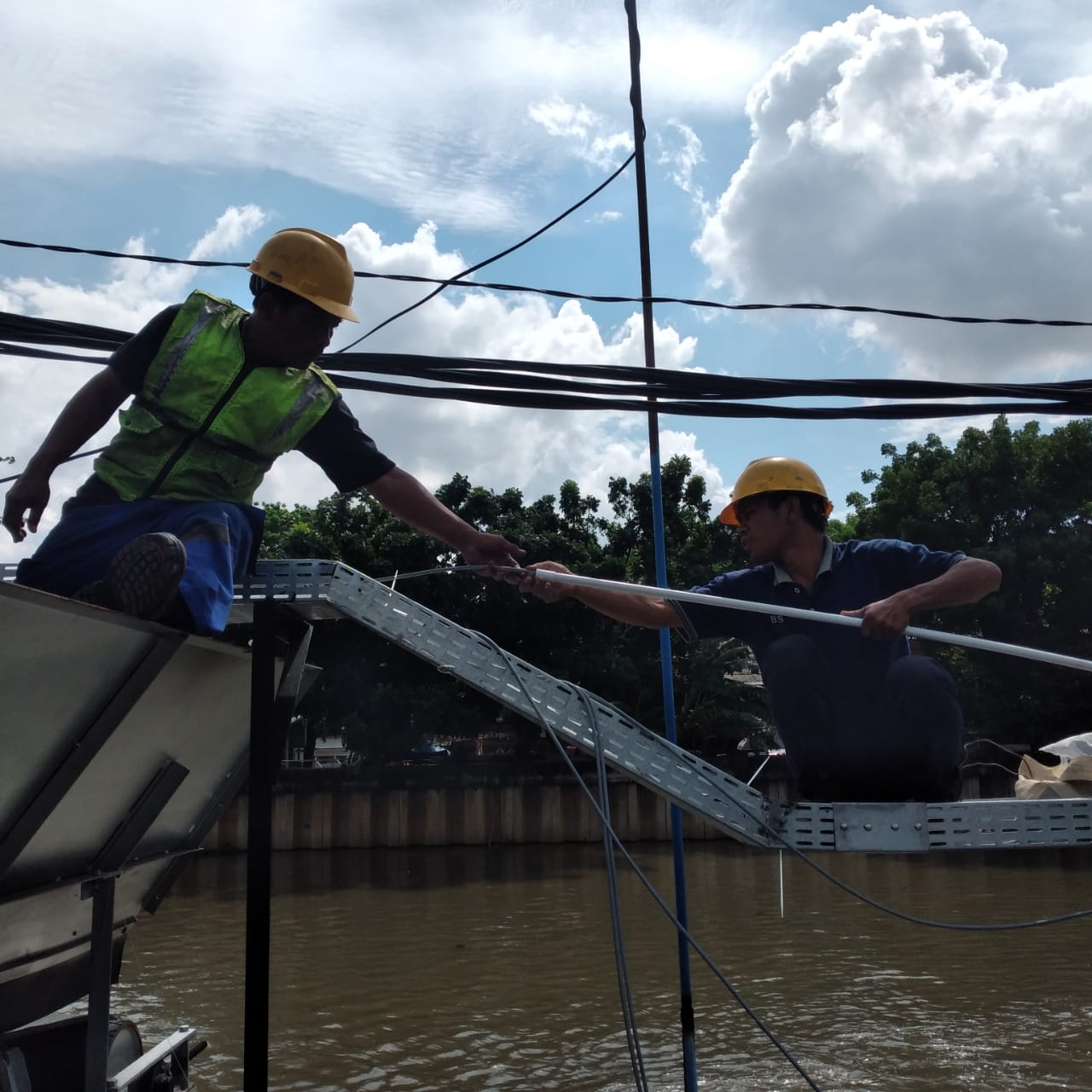 Field installation work by PT BSJ